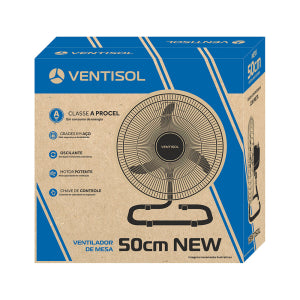 Ventilador De Mesa Ventisol New 50cm Preto - Imagem 4