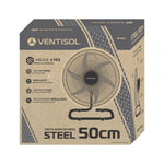 Ventilador de Mesa Ventisol Steel 50cm Preto Bivolt - Imagem 5