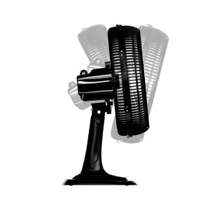Ventilador de Mesa Ventisol Turbo 10P 40cm Preto/Cinza - Imagem 8