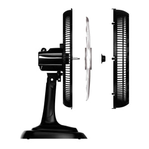 Ventilador de Mesa Ventisol Turbo 10P 50cm Preto/Cinza - Imagem 9