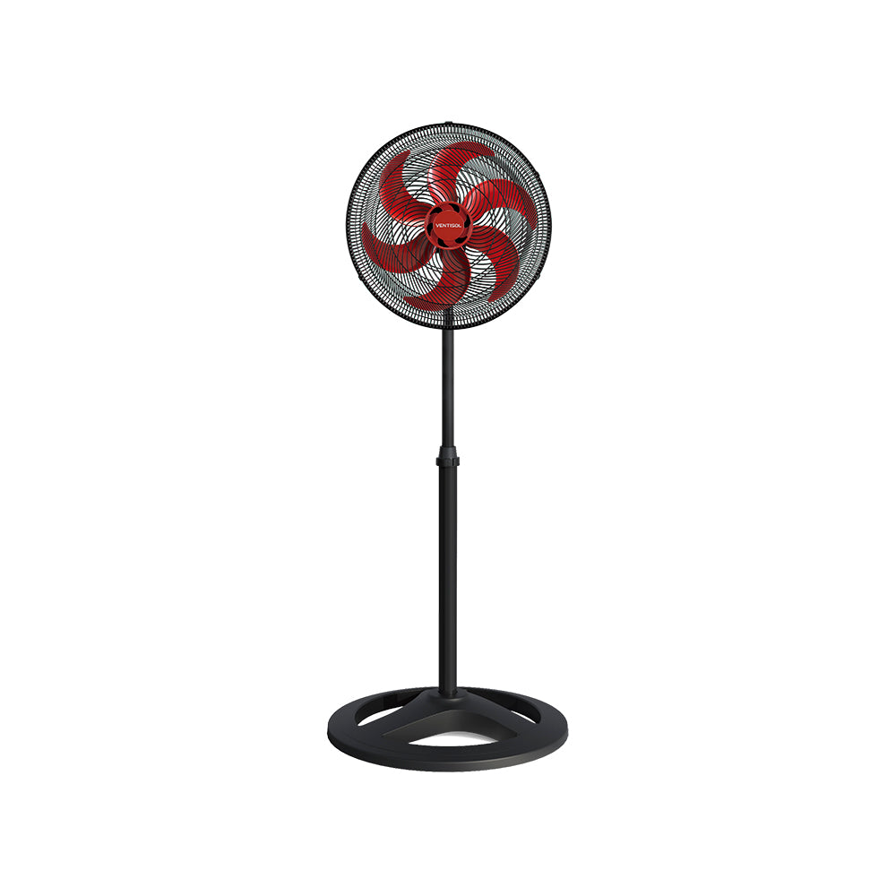 Ventilador de Coluna Ventisol Turbo 6P 40cm Vermelho