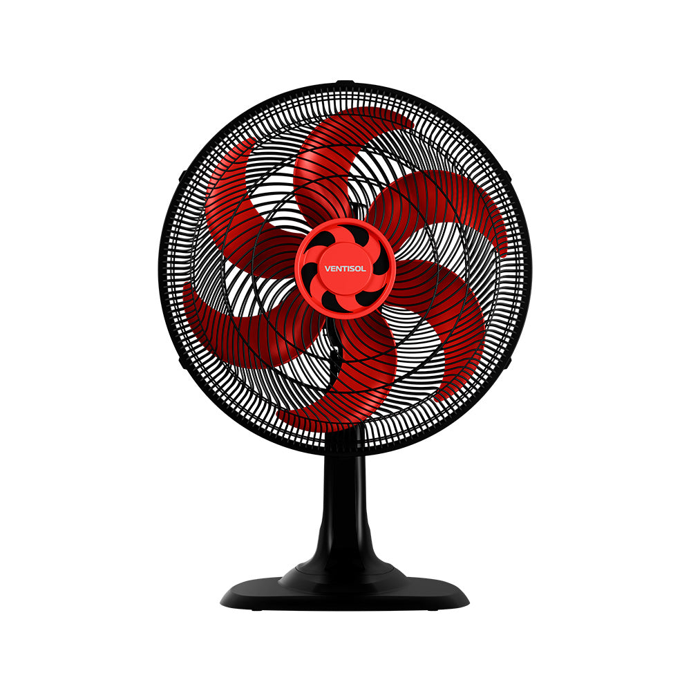 Ventilador de Mesa Ventisol Turbo 6P 40cm Vermelho