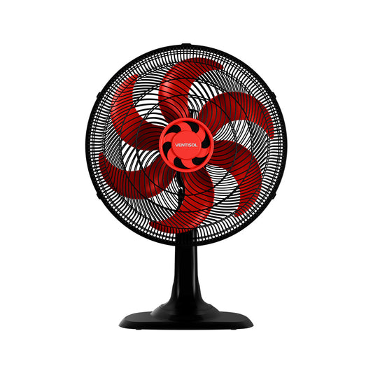 Ventilador de Mesa Ventisol Turbo 6P 40cm Vermelho