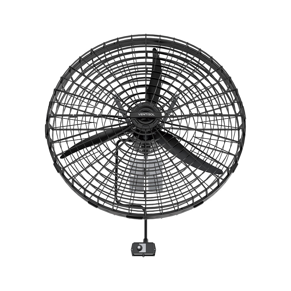 Ventilador De Parede Ventisol 1 Metro 1/2CV Preto 220V VP1M2