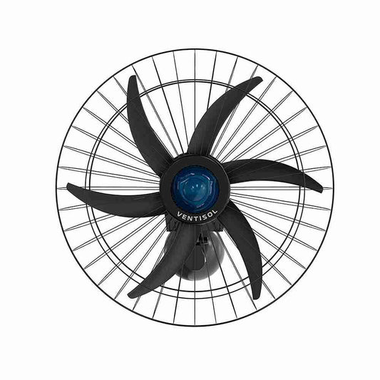 Ventilador de Parede Ventisol Falcon 60cm 230W Preto Bivolt