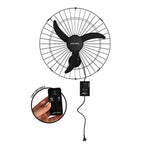 Ventilador de Parede Ventisol Max Control 60cm Preto Bivolt
