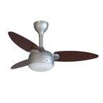 Ventilador de Teto Ventisol Elluz Inverter C/Controle Bivolt - Tabaco/Cinza